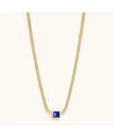 Manifest & Believe - Lapis Lazuli Evil Eye September Birthstone Necklace