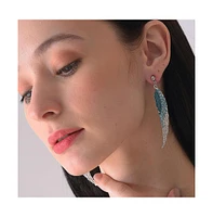 Sohi Women's Winged Drop Earrings