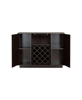47" Espresso Server with Two Doors