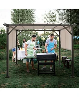 Heavy Duty Metal Frame Patio Shelter – Outdoor Furniture Cover for Garden and Porch
