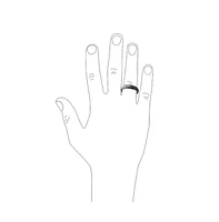 Bling Jewelry Plain Simple Dome Black Silver Rose Gold Plated Titanium Band Ring Comfort Fit 6MM