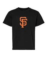 Soft As A Grape Big Boys and Girls 2-Pack Black/Gray San Francisco Giants T-Shirt Set