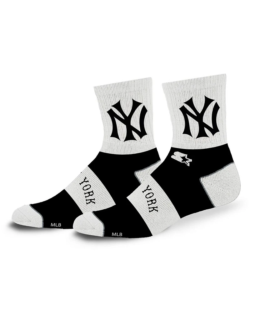 Starter Men's and Women's New York Yankees Trifecta Throwback Mid-Crew Socks