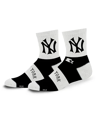 Starter Men's and Women's New York Yankees Trifecta Throwback Mid-Crew Socks