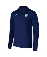 Charly Men's Blue C.f. Pachuca 2024/25 Quarter-Zip Pullover Sweatshirt