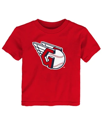 Outerstuff Toddler Red Cleveland Guardians Primary Logo T-Shirt