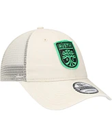 New Era Men's Tan Austin Fc Game Day 9TWENTY Adjustable Trucker Hat
