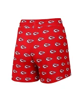 Concepts Sport Women's Kansas City Chiefs Gauge Allover Print Cropped Tank Top and Shorts Sleep, Set of 2