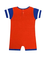 Outerstuff Baby Boys and Girls Fanatics Orange New York Mets Fast Pitch Romper