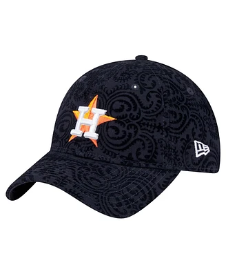New Era Women's Navy Houston Astros Flair 9TWENTY Adjustable Hat