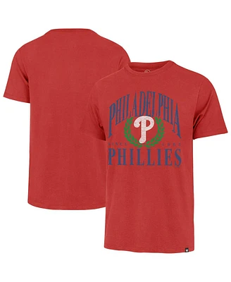 '47 Brand Men's Red Philadelphia Phillies Pitchout Franklin T-Shirt