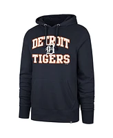 '47 Brand Men's Navy Detroit Tigers Velocity Headline Pullover Hoodie
