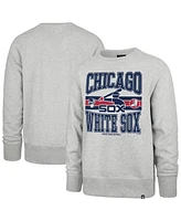 '47 Brand Men's Gray Chicago White Sox Letters Headline Pullover Sweatshirt
