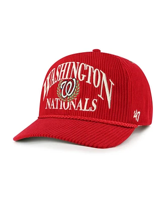 '47 Brand Men's Red Washington Nationals Pitchout Rope Hitch Adjustable Hat