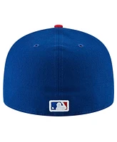 New Era Men's Royal Chicago Cubs Buck O'Neil On Field 59FIFTY Fitted Hat