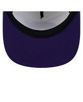 New Era Men's White Los Angeles Lakers Performance Rope Golfer Adjustable Hat