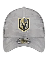 New Era Men's Gray Vegas Golden Knights Active Subtle Camo 39THIRTY Flex Hat