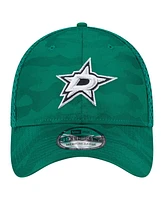 New Era Men's Kelly Green Dallas Stars Active Subtle Camo 39THIRTY Flex Hat