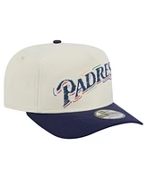 New Era Men's White San Diego Padres Team Scribble Golfer Adjustable Hat