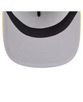 New Era Men's White/Gold Pittsburgh Pirates Retro Script Trucker 9FIFTY Snapback Hat