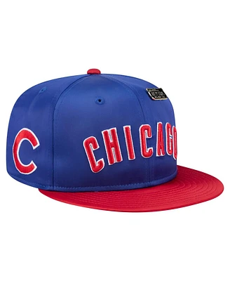 New Era Men's Royal/Red Chicago Cubs Satin 59FIFTY Fitted Hat