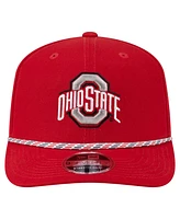 New Era Men's Scarlet Ohio State Buckeyes Game Day Multi-Rope 9SEVENTY Stretch-Snap Hat