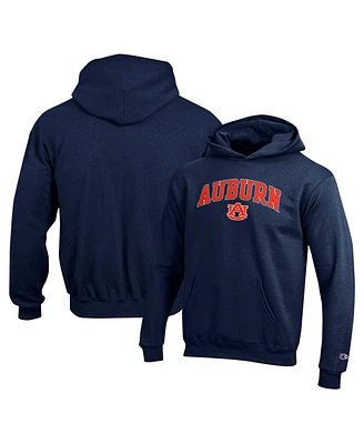 Champion Big Boys and Girls Navy Auburn Tigers Campus Pullover Hoodie