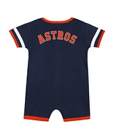 Outerstuff Baby Boys and Girls 2-Piece Navy Houston Astros Double Hit Coverall Set