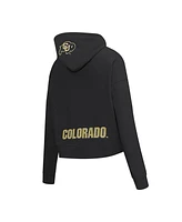 Pro Standard Women's Black Colorado Buffaloes Game Day Sequin Full-Zip Hooded Jacket