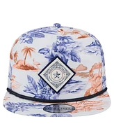 New Era Men's White Houston Astros Printed Island Golfer Snapback Hat