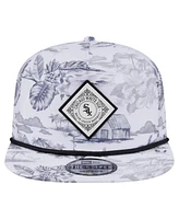 New Era Men's White Chicago White Sox Printed Island Golfer Snapback Hat