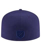 New Era Men's Navy Vancouver Whitecaps Fc Color Pack A-Frame 59FIFTY Fitted Hat