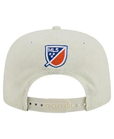 New Era Men's Cream Fc Cincinnati 2025 Kickoff Snapback Golfer Hat