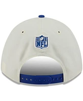 New Era Men's Cream/Royal Buffalo Bills 2025 Nfl Draft 9FORTY A-Frame M-Crown Adjustable Hat