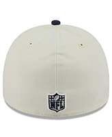New Era Men's Cream/Navy Tennessee Titans 2025 Nfl Draft A-Frame 59FIFTY Fitted Hat