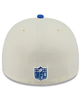 New Era Men's Cream/Royal Los Angeles Rams 2025 Nfl Draft A-Frame 59FIFTY Fitted Hat
