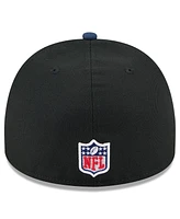 New Era Men's Black/Navy Dallas Cowboys 2025 Nfl Draft On Stage A-Frame 59FIFTY Fitted Hat