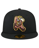 New Era Men's Black/ San Jose Giants Copa de la Diversion 59FIFTY Fitted Hat