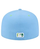 New Era Men's Light Blue Daytona Tortugas Authentic Collection 59FIFTY Fitted Hat