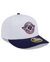 New Era Men's White/Navy Houston Astros 2025 City Connect Batting Practice Low Profile 59FIFTY Fitted Hat