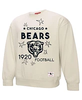 Mitchell & Ness Women's Cream Chicago Bears Shooting Stars Pullover Sweatshirt