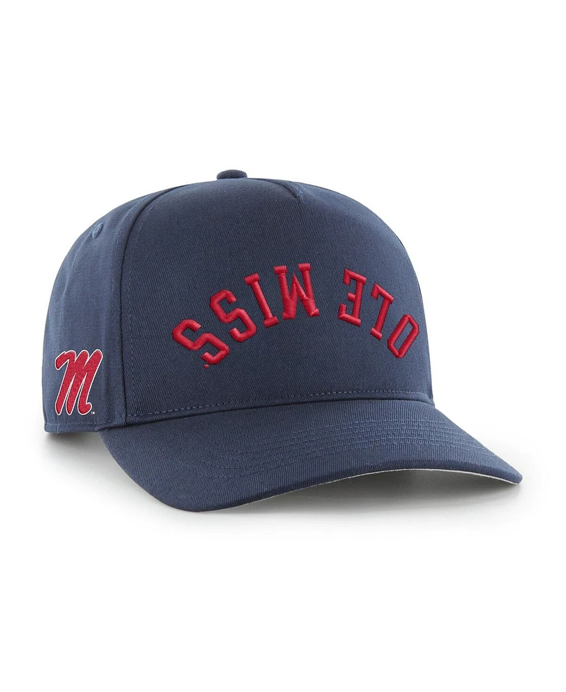 '47 Brand Men's Navy Ole Miss Rebels Flip Script Hitch Adjustable Hat