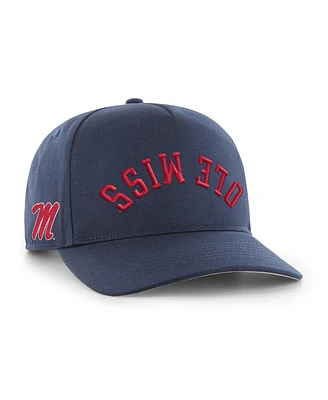 '47 Brand Men's Navy Ole Miss Rebels Flip Script Hitch Adjustable Hat