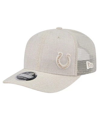 New Era Men's Natural Indianapolis Colts Flawless 9SEVENTY Stretch-Snap Hat