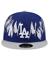 New Era Men's Navy/Gray Los Angeles Dodgers Retro Pattern 59FIFTY Fitted Hat