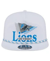 New Era Men's White Detroit Lions Collide Golfer Snapback Hat