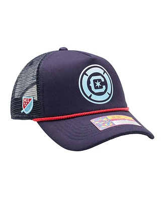 Fan Ink Men's Navy Chicago Fire Atmosphere Trucker Adjustable Hat