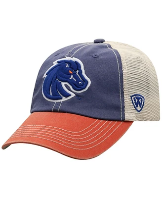 Top of the World Men's Royal/Orange Boise State Broncos Off Road Adjustable Trucker Hat