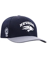 Top of the World Men's True Navy/Ash Nevada Wolf Pack Reflex Fitted Hat