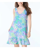 Beach House Nina Ruffled Trim Tankini Top